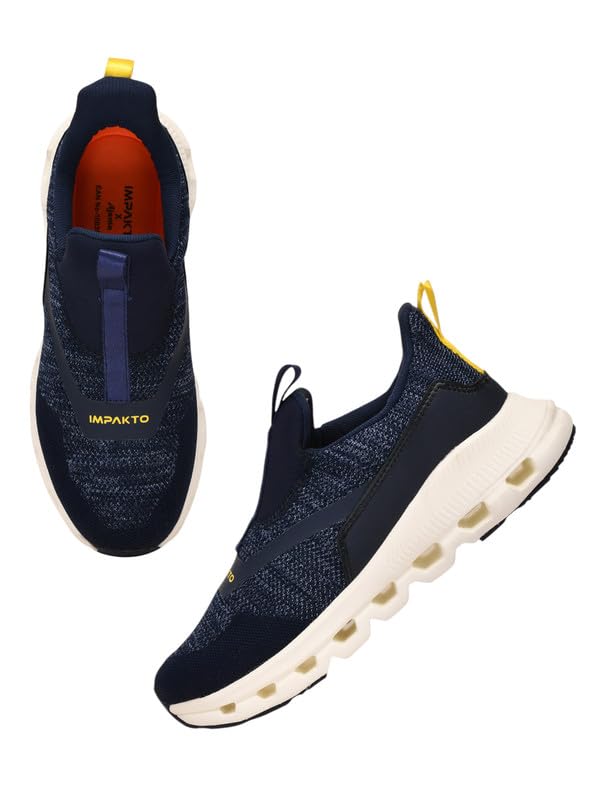 Men's Sports Shoes with Memory Foam Cushioned Insole| Running Walking Gym Training Jogging Athletics| Comfortable & Stylish| Casual & Lightweight|Slipon Sneaker Gent's Boy's