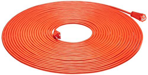 Amazon Basics 75-Foot 3-Prong Vinyl Indoor/Outdoor Extension Cord - 10 Amps, 1250 Watts, 125 VAC, Orange