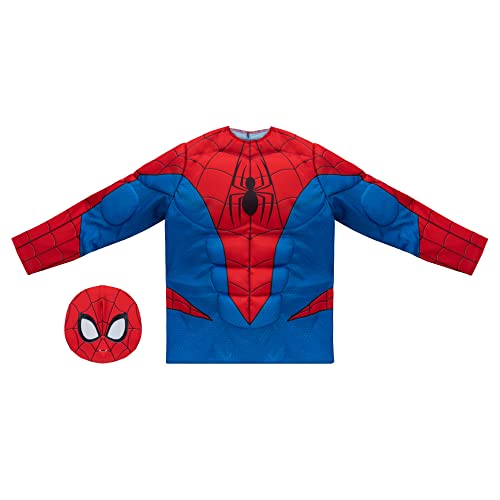 Jazwares Costume Play Marvel Spider-Man Official Youth Dress-Up Box - Padded Costume Tops With Detachable Mask (0) Multi thumb #3