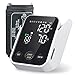Monitor De Presión Arterial De Brazo Con 3 Funciones De Medición De Valor Promedio y arritmia, 2 Usuarios x 120 Grupos De Memoria, Brazalete Ajustable, Fuente De Alimentación Modo Dual Para Adultos