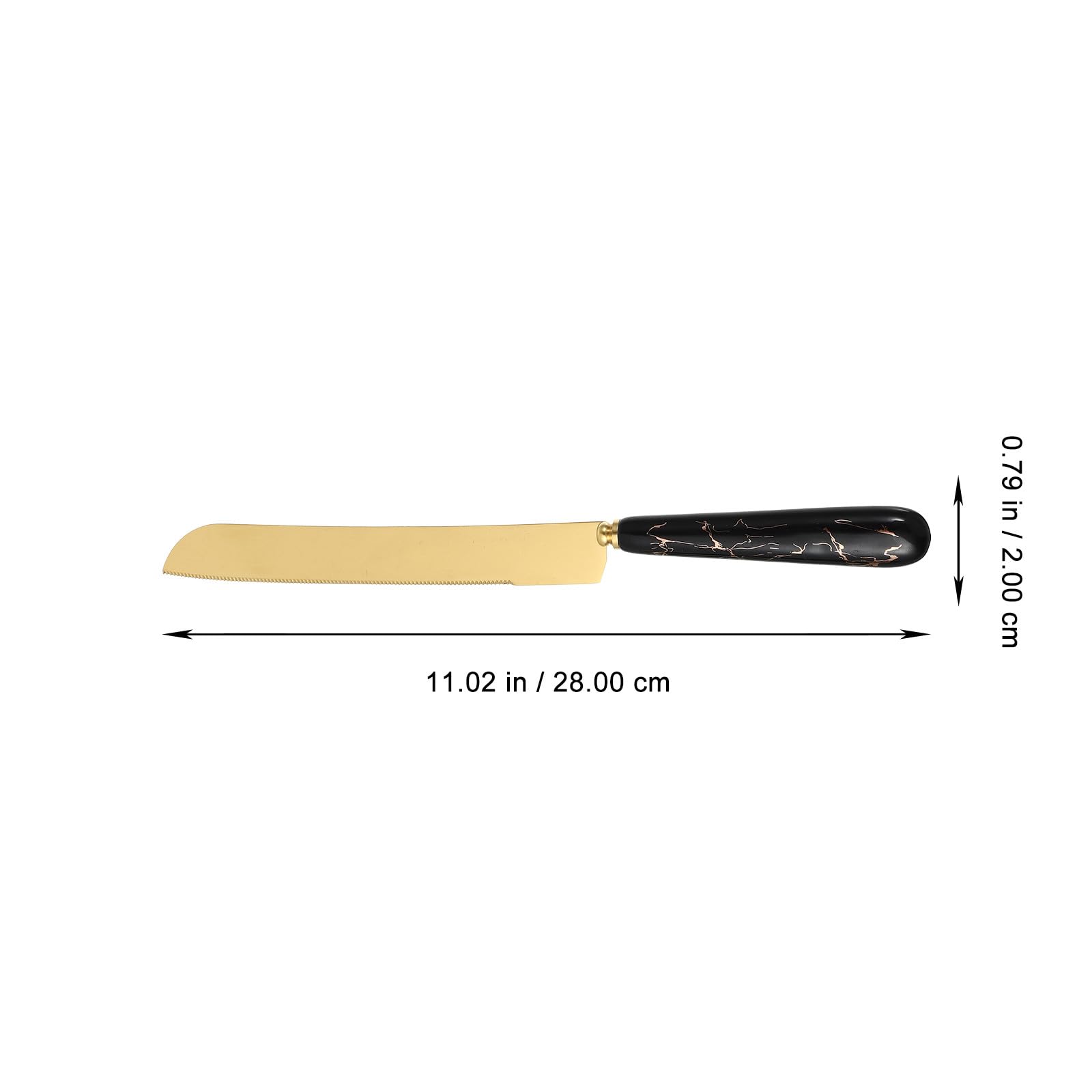 HOMSFOU Ensemble 2 Pièces Pelle à Gâteau et Couteau Coupe-tarte en Acier Inoxydable Manche Antidérapant, Ustensiles Cuisine pour Pâtisserie Cuisine