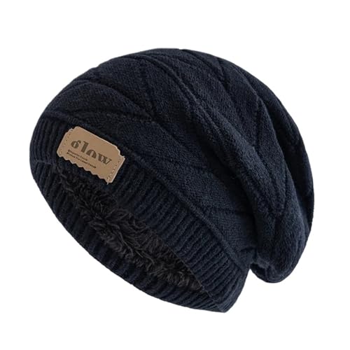 Chapeau d'hiver unisexe avec finition étiquette lettres design