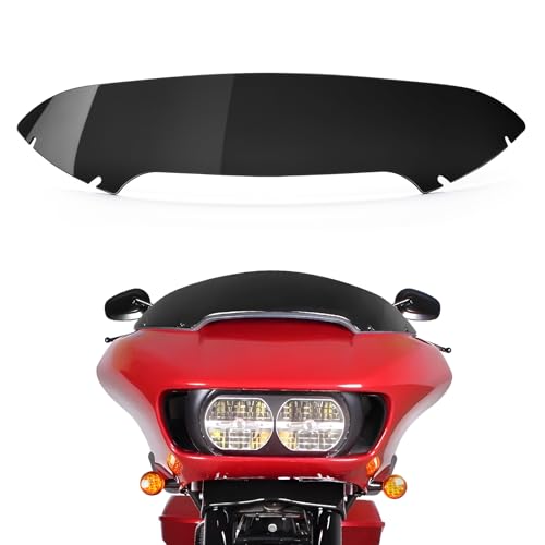 Amazicha 5" Windshield Windscreen Motorcycle Wind Splitter 15-23 Compatible for Harley Davidson Touring Road Glide FLTRX Ultra FLTRU Special FLTRXS 2015 2016 2017 2018 2019 2020 2021 2022 2023 2024
