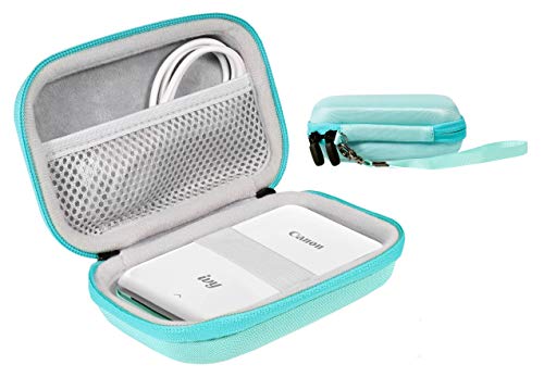 Protective Case for Canon Ivy CLIQ+, CLIQ, CLIQ 2, CLIQ+2 Instant Camera Printer and Mobile Mini Photo Printer, Universal for HP Sprocket (2nd Edition) (Mint Green)