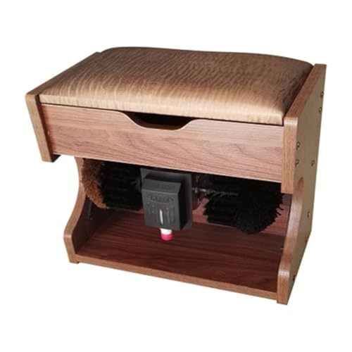 PVGYUJFD Máquinas limpiabotas. Máquina automática de inducción for el hogar, máquina Cepillo eléctrico for Zapatos, Cuero eléctricos
