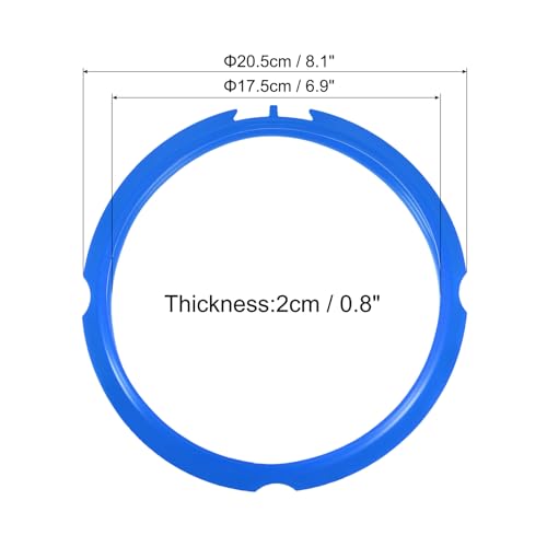 Juego 3 anillos de sellado de silicona para olla a presión 3QT miniatura 2