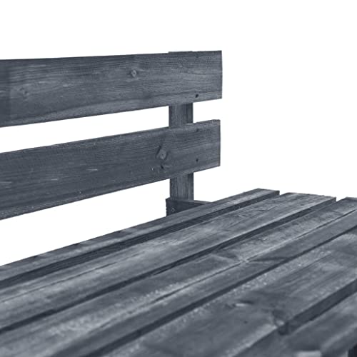 Banc extérieur résistant aux intempéries avec assise confortable