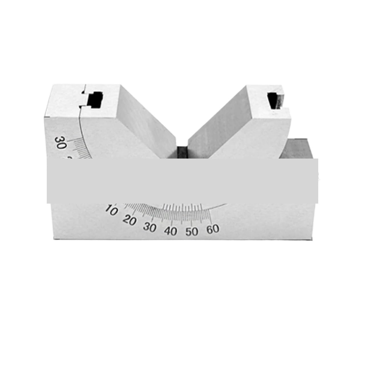 Mthckxjbsuz 30 Gauge Block, Precisin Gauge Adjustable Angle V Blck Milling Setup 0 T 60 Degree Angle Plate Angle Blck Gauge(30)