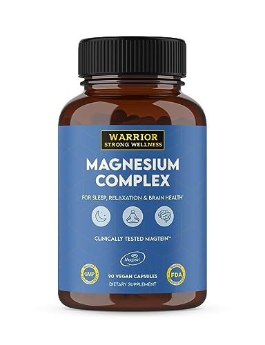 Magnesium Complex -Triple Blend 100% Chelated Mag Supplement-Magtein Magnesium L-Threonate for Memory & Brain Health -Glycinate, Sleep Well-Taurate- Relaxation