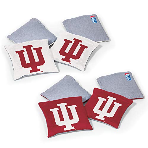 Image of NCAA College Dual Sided Bean Bags by Wild Sports, 8 Count, Premium Toss Bags for Cornhole Set - Great for Tailgates, Outdoors, Backyard