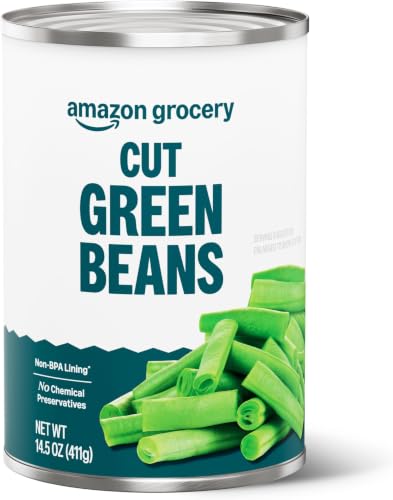 Amazon Grocery, Cut Green Beans, 14.5 Oz...