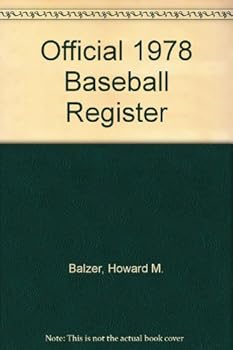 Unknown Binding Official 1978 Baseball Register Book