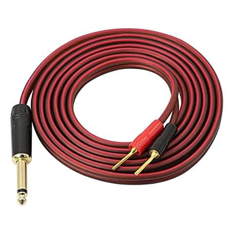 MEIRIYFA Lautsprecherkabel, 6,35 mm auf Pin-Stecker Cover