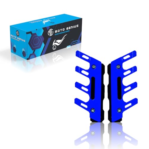 Image of ABS Shocker Protector | Front Fork Fender Protector | Universal Anti-Fall Slider Guard for All Bikes (Blue)