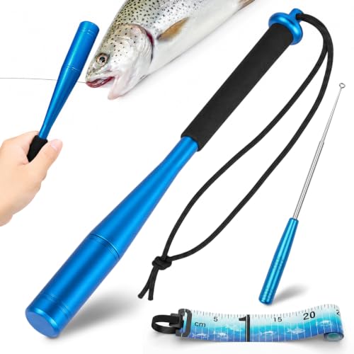 Seconero Fishing Priest Aluminium Alloy Fish Bat and Hook Remover Set