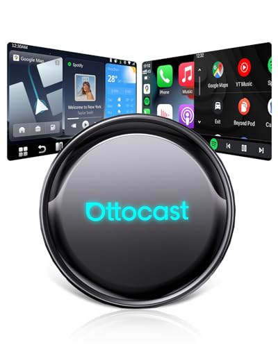 2026 Nuovo) OTTOCAST P3 Pro CarPlay AI Box, 3-in-1 Wireless