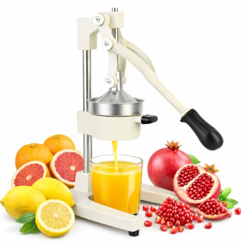 Image of Cast Iron Juicer Hand Press Heavy Duty, Orange Juicer