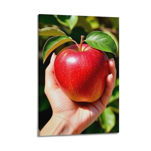 Décoration murale moderne de pommes fraîches ZHOUKEG 40x60 cm