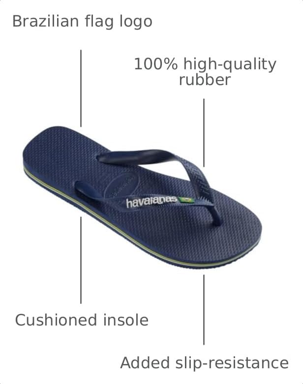 Image of Havaianas Unisex-Child Brazil Logo Flip Flop Sandal