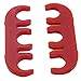 24 PCS/SET SHLPDFM Red Spark Plug Wire Separators 7mm 8mm 8.5mm 8.8mm Ignition Wire Dividers Looms Holder Clips Clamps
