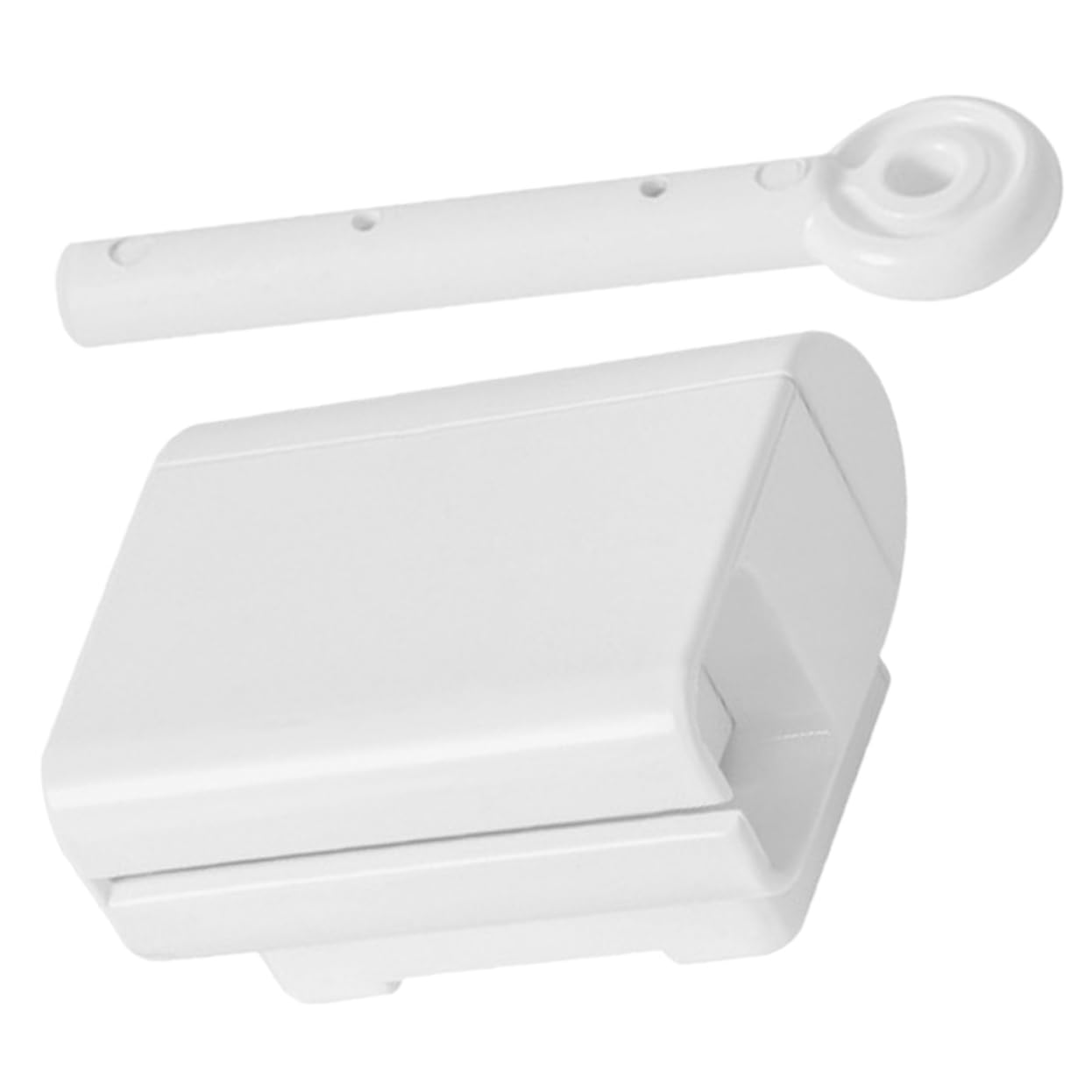 KONTONTY 1 Set Wall Mounted Toothpaste Clip Bathroom Tube Squeezer Simple Toothpaste Squeezing Rolling Toothpaste Squeezer Face Squeezer Automatic Toothpaste Squeezers Abs White