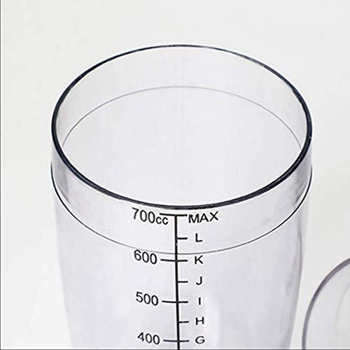 image for FEOOWV 2 Pcs Plastic Cocktail Shaker,Drink Mixer Hand Shaker Cup with 