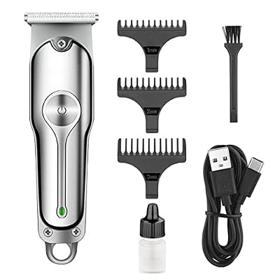 Hair Clippers Electric Clipper Beard Trimmer for Men USB Rechargeable Shaver Cut Machine Steel Cutter Head Washable