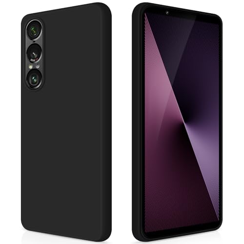 GiiYoon Coque pour Sony Xperia 1 VII Case en Silicone, Etui de Protection Antichoc Etui Housse Silicone Ultra-Mince avec Couche Intérieure en Fibre et...