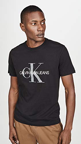 Image of Calvin Klein Men's Monogram Logo Crewneck T-Shirt