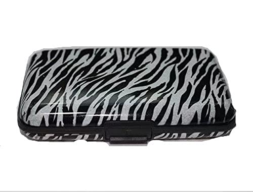 Greatdeals4you Zebra Aluma Aluminium Wallet Credit Card Holder Rfid Blocking