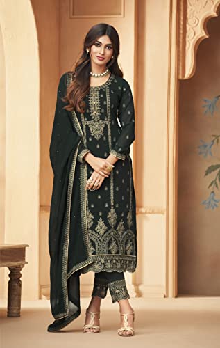 Image of Delisa Indian /Pakistani Wedding Partywear Plus Size Pant Salwar Kameez Ready to Wear Salwar Suit for Womens 01