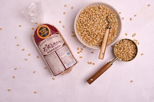 image for Amish Country Popcorn | 1 lbs Bag | Medium White Popcorn Kernels | Old