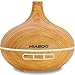 MIABOO Aroma Diffuser 300ML Luftbefeuchter Ultraschall Ultra Leise Einstellbarer Nebel-Modus Diffusor Aromatherapie Ätherischesöl Oil Diffuser mit LED Farbwechsel für Babies Schlafzimmer Büro usw