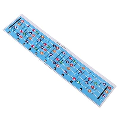 Bass Guitar Fretboard Note Chart Color Coded Quick Learning 4 String Bass Scale Chart
