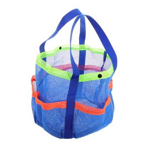Extra Large Mesh Beach Bag Sandproof Tote with Multiple Pockets for Swimming Travel Outdoor Activities Durable Construction for Essentials