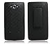 Motorola Droid Turbo Case - Belt Clip Holster Cover Shell Kickstand Criss Cross Black New Plaid Design, Motorola Droid Turbo XT1254