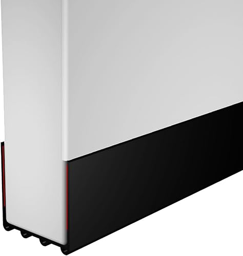 Tope de puerta para puerta, burlete cortable, adhesivo fuerte para debajo de la puerta, para puertas exteriores e interiores, 36 pulgadas de