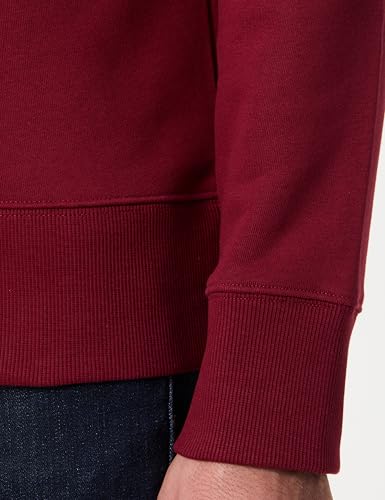 GANT Men's Printed Graphic Half Zip Sweatshirt, Plumped Red, 3XL - Image 3