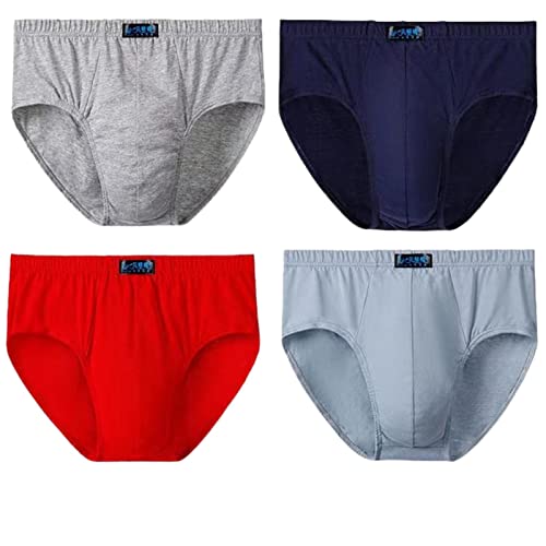 Calzoncillos boxer de algodón pack de 4 unidades ropa interior masculina talla 4XL