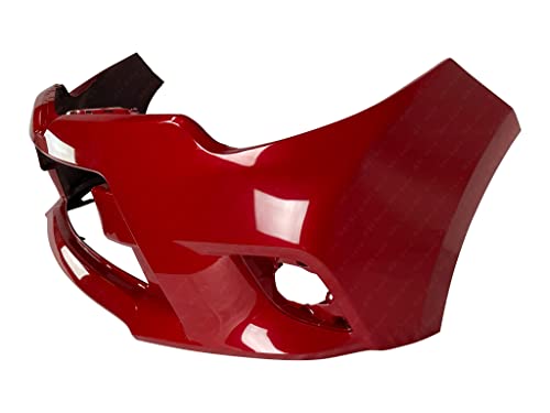 Bumpers That Deliver - Painted 3R3 Barcelona Red, Front Bumper Cover Fascia Compatible With 2014 2015 2016 Toyota Corolla Sedan 14 15 16, To1000399 #TOP2