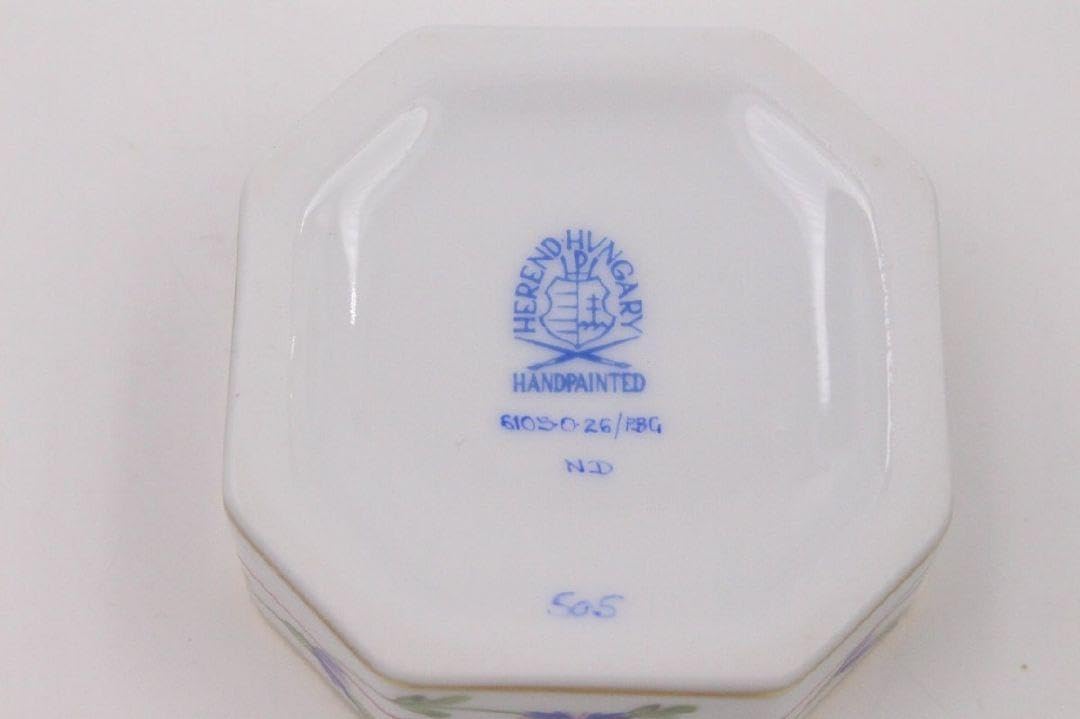 ヘレンド ボンボニエール ロスチャイルドバード 小物入れ 鳥と葉の