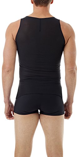 Underworks Mens Extreme Gynecomastia Pre-Surgical Post-Surgical Chest Binder Vest - Stage 1 Lipo Vest 9802