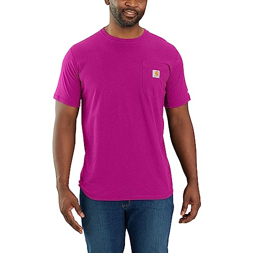 Image of Carhartt Men's 104616 Force Relaxed Fit Midweight Short Sleeve Pocket