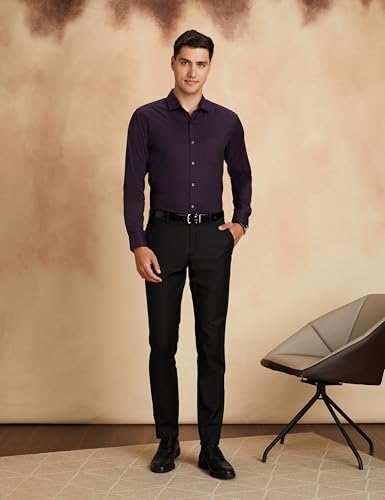 Image of Symbol Premium Men's Wrinkle-Resistant Regular Fit Cotton Formal Shirt