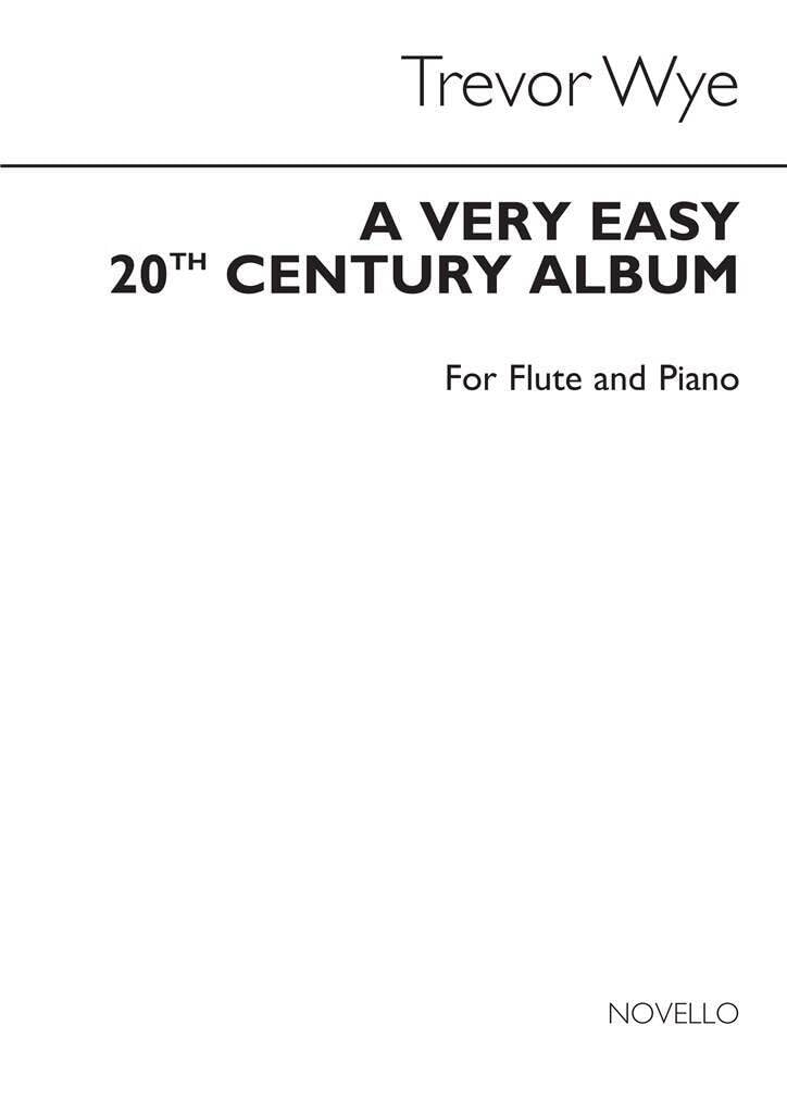 Recueil Flûte Traversière débutant facile 20th Century avec piano