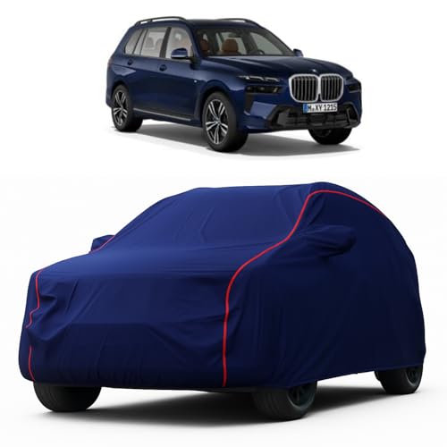 Image of Heavy-Duty Car Cover for Compatible with BMW X7 (2018 to 2025 All Models) Deluxe Car Protection Cover - Waterproof & UV-Resistant All-Season Exterior Protection