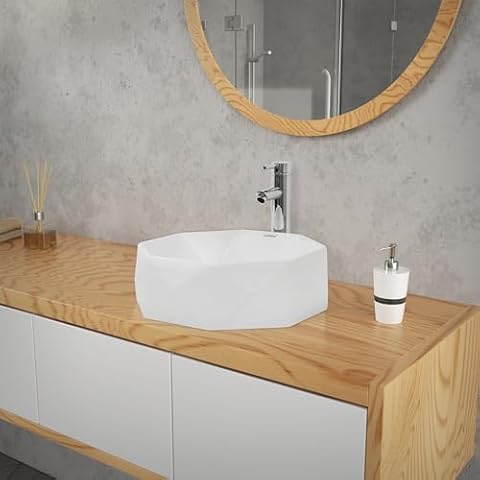 Lavabo en Céramique ML-Design Diamant Cover