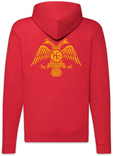 Sweat Byzantium Eagle Flag II zippé au motif aigle impérial unique pour homme - 2