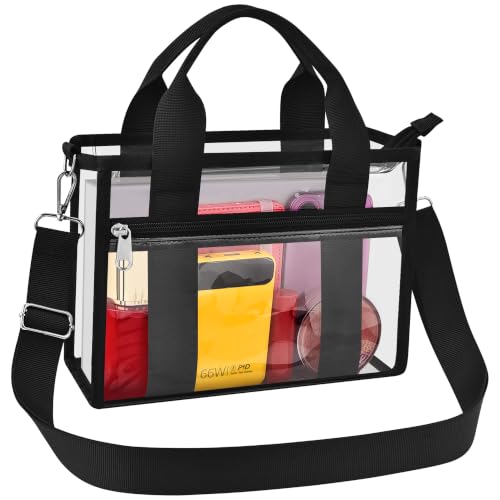 Oraben Small Clear Tote Bag for Women Transparent Top Handle Handbag 3 L