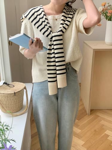 Sweater Shawl Wraps for Women Travel Casual Scarf Knitted Shawls 2025 Fashion Wrap Sun-protective Shoulder Top2